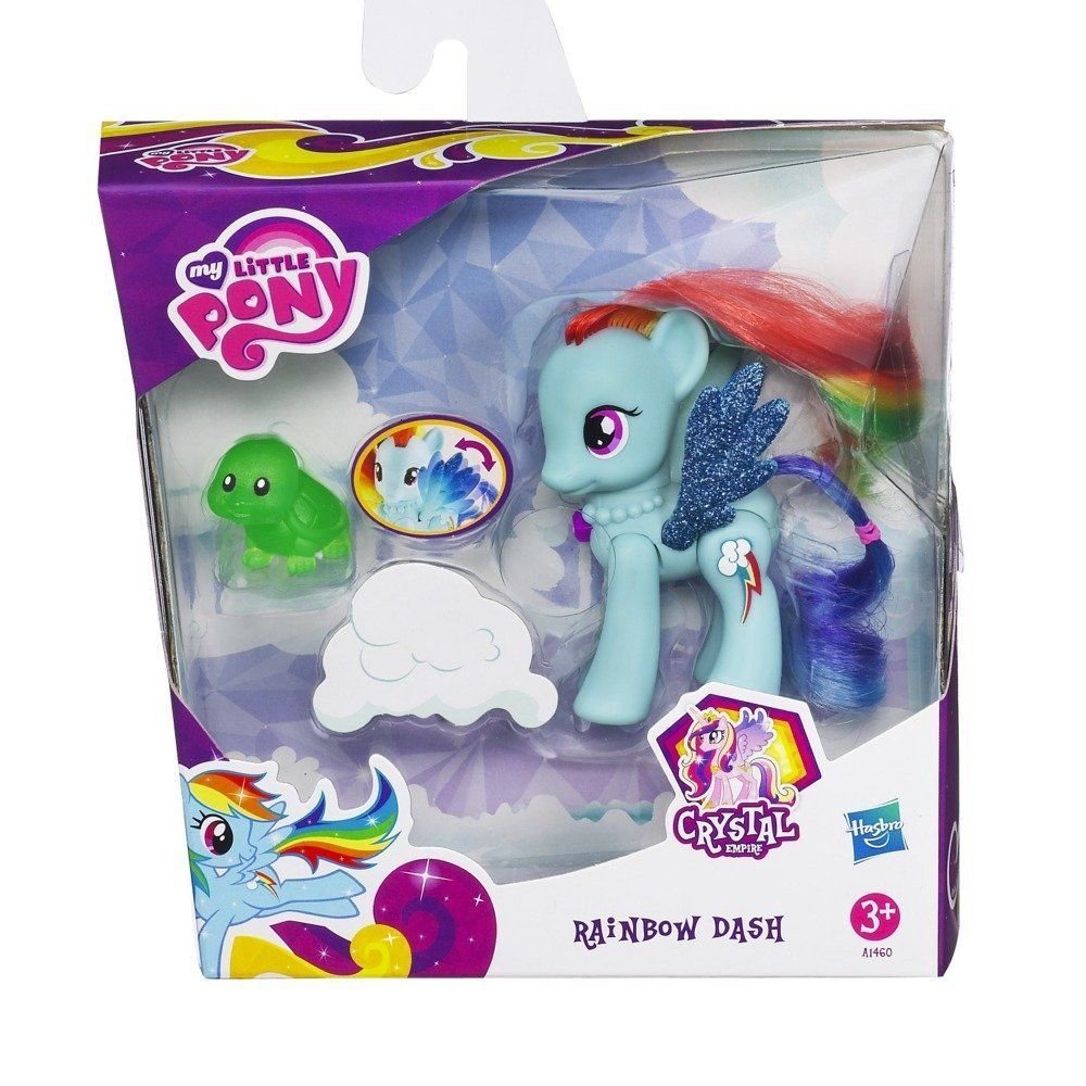 My Little Pony Crystal Motion Rainbow Dash w/FREE PONY BLIND BAG