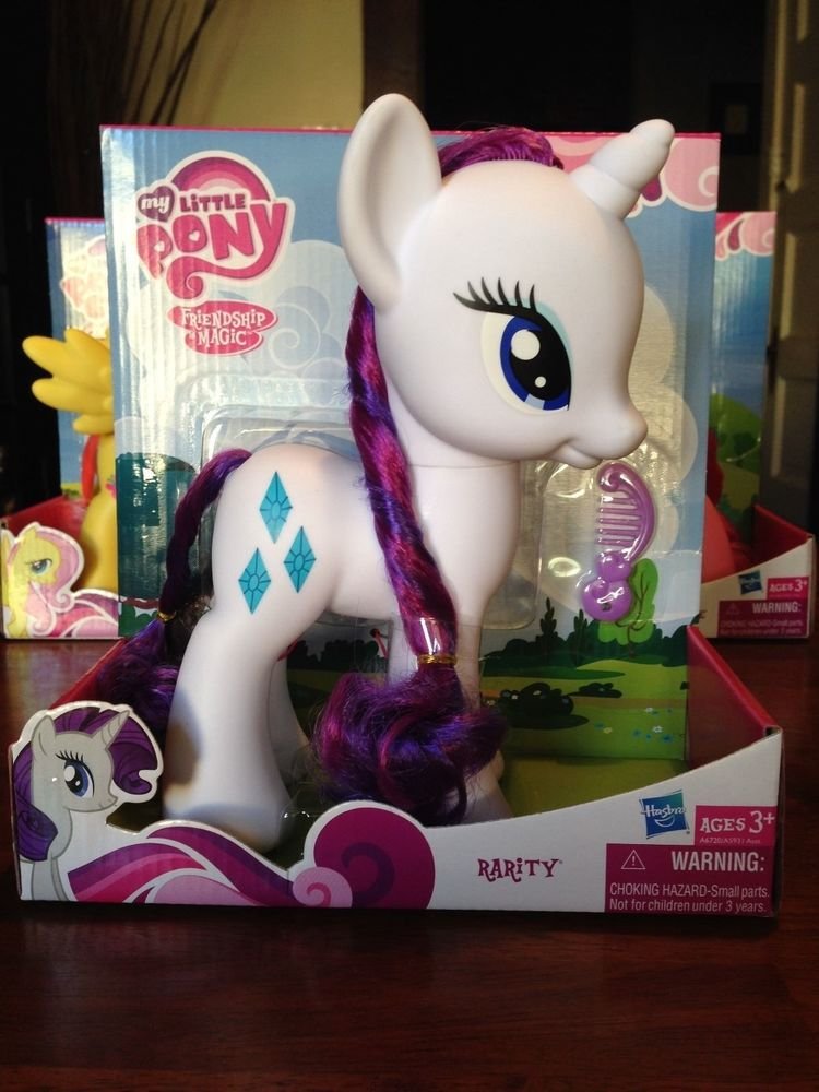 My Little Pony Deluxe 9" Brushable Rarity w/FREE Pony Blind Bag
