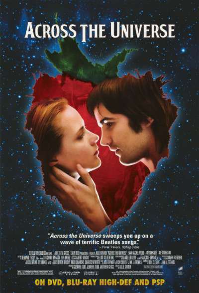 EDDIE IZZARD BONO EVAN RACHEL WOOD SIGNED "ACROSS THE UNIVERSE" MOVIE SCRIPT RPT