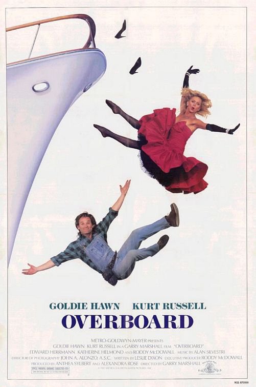 GOLDIE HAWN KURT RUSSELL SIGNED X2 OVERBOARD MOVIE SCRIPT RPT *FREE SHIPPING!!!*