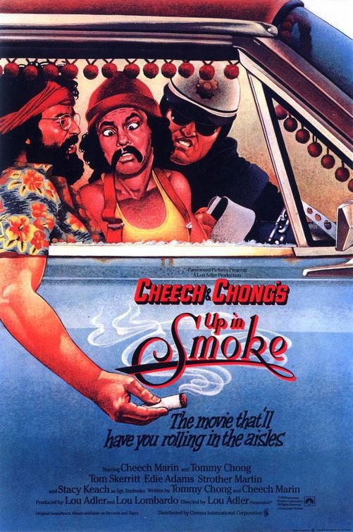 CHEECH MARIN TOMMY CHONG TOM SKERITT STACY KEACH SIGNED UP IN SMOKE SCRIPT RPNT