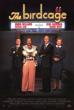 ROBIN WILLIAMS NATHAN LANE GENE HACKMAN SIGNED X8 "THE BIRDCAGE" FILM SCRIPT RPT