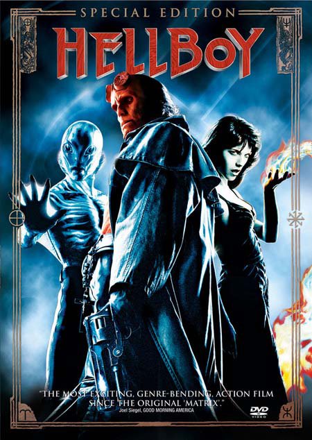 MIKE MIGNOLA RON PEARLMAN SELMA BLAIR SIGNED X8 "HELLBOY 1" MOVIE SCRIPT RPT