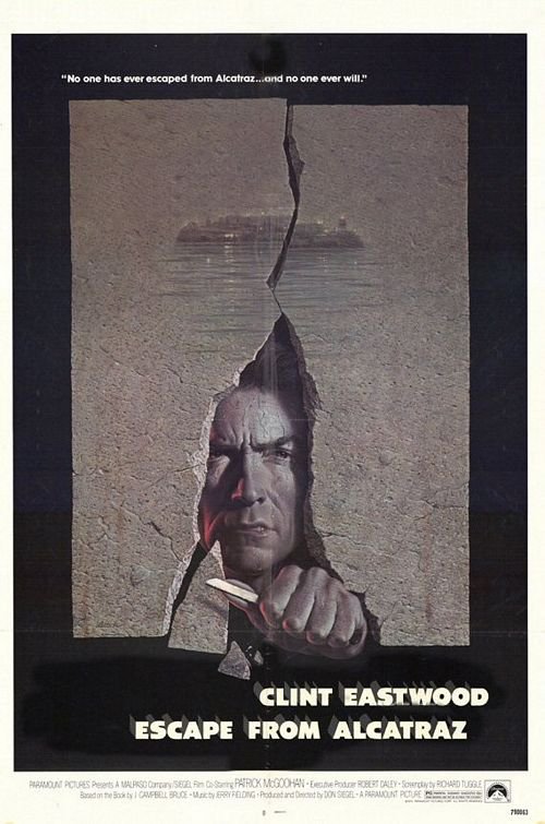 CLINT EASTWOOD DANNY GLOVER FRED WARD SIGNED "ESCAPE FROM ALCATRAZ" SCRIPT RPT