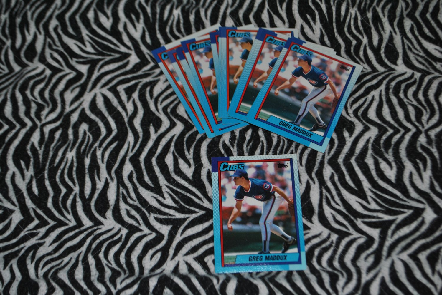1990 topps greg maddaux lot.