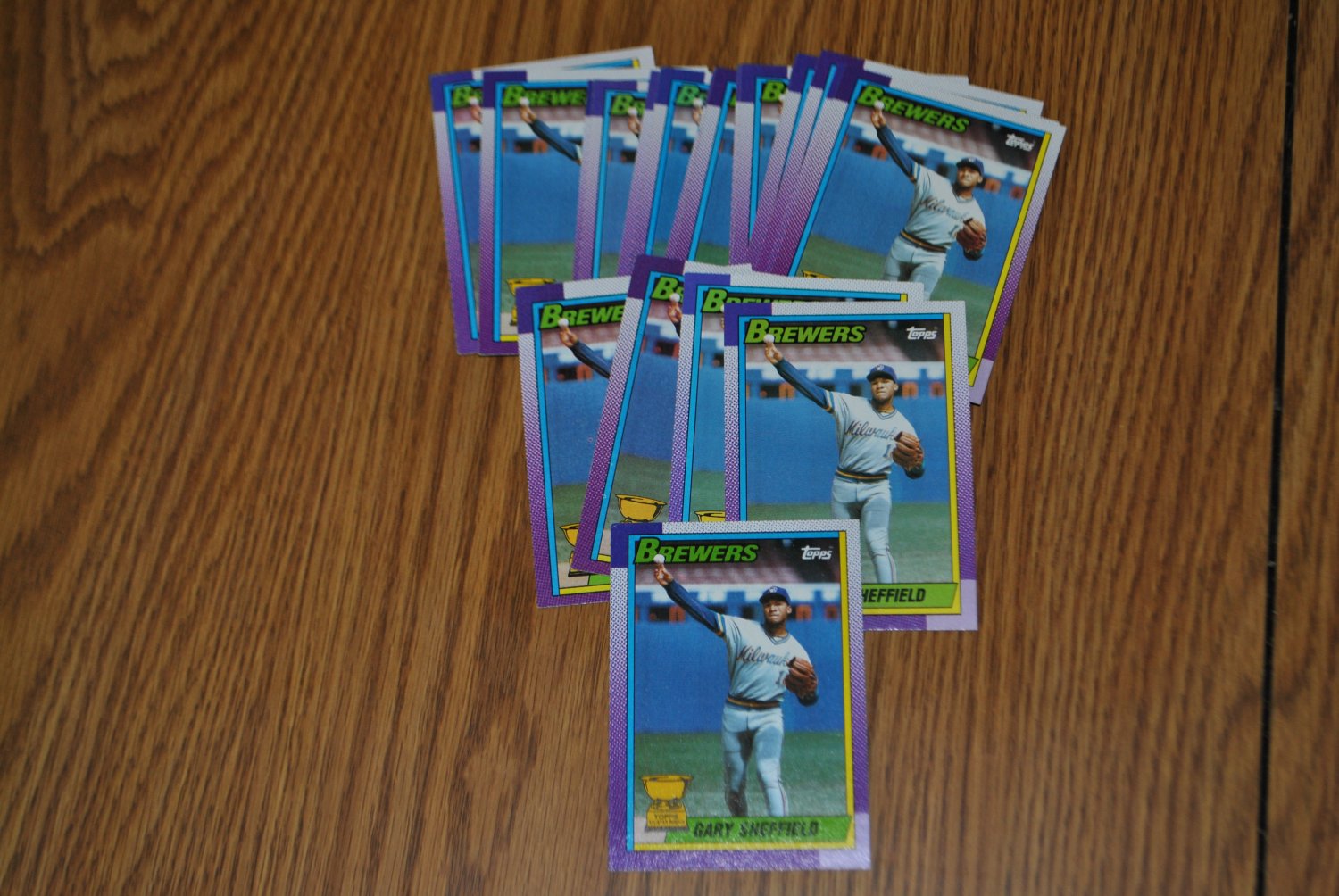 1990 topps gary sheffield all star rookie lot