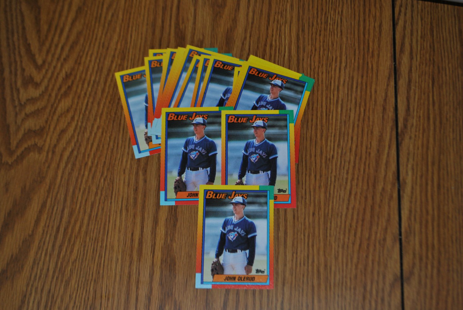 1990 topps traded john olerud rookie card lot..