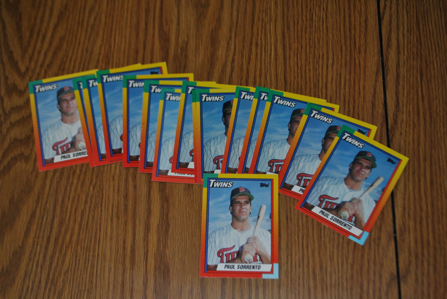1990 topps traded paul sorrento rookie card lot
