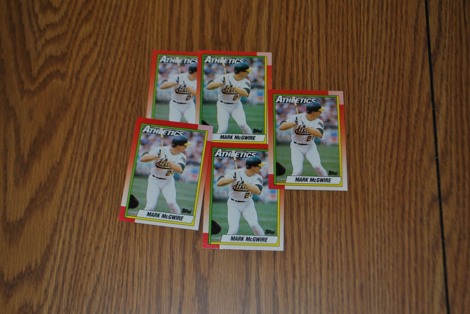 1990 topps mark mcgwire lot.