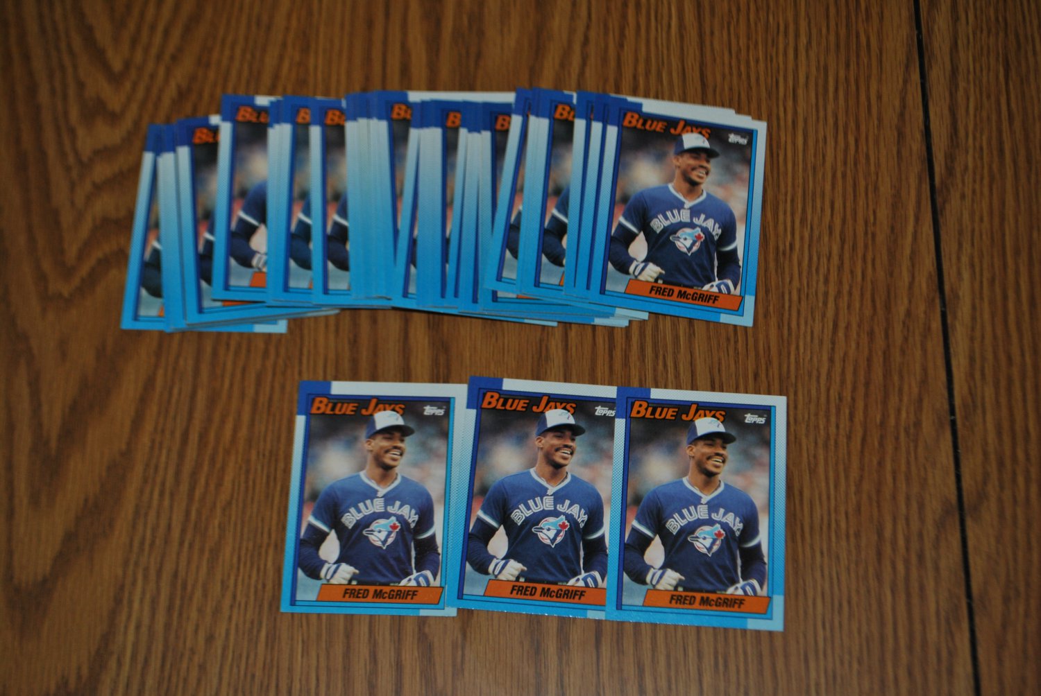 1990 topps fred mcgriff lot.