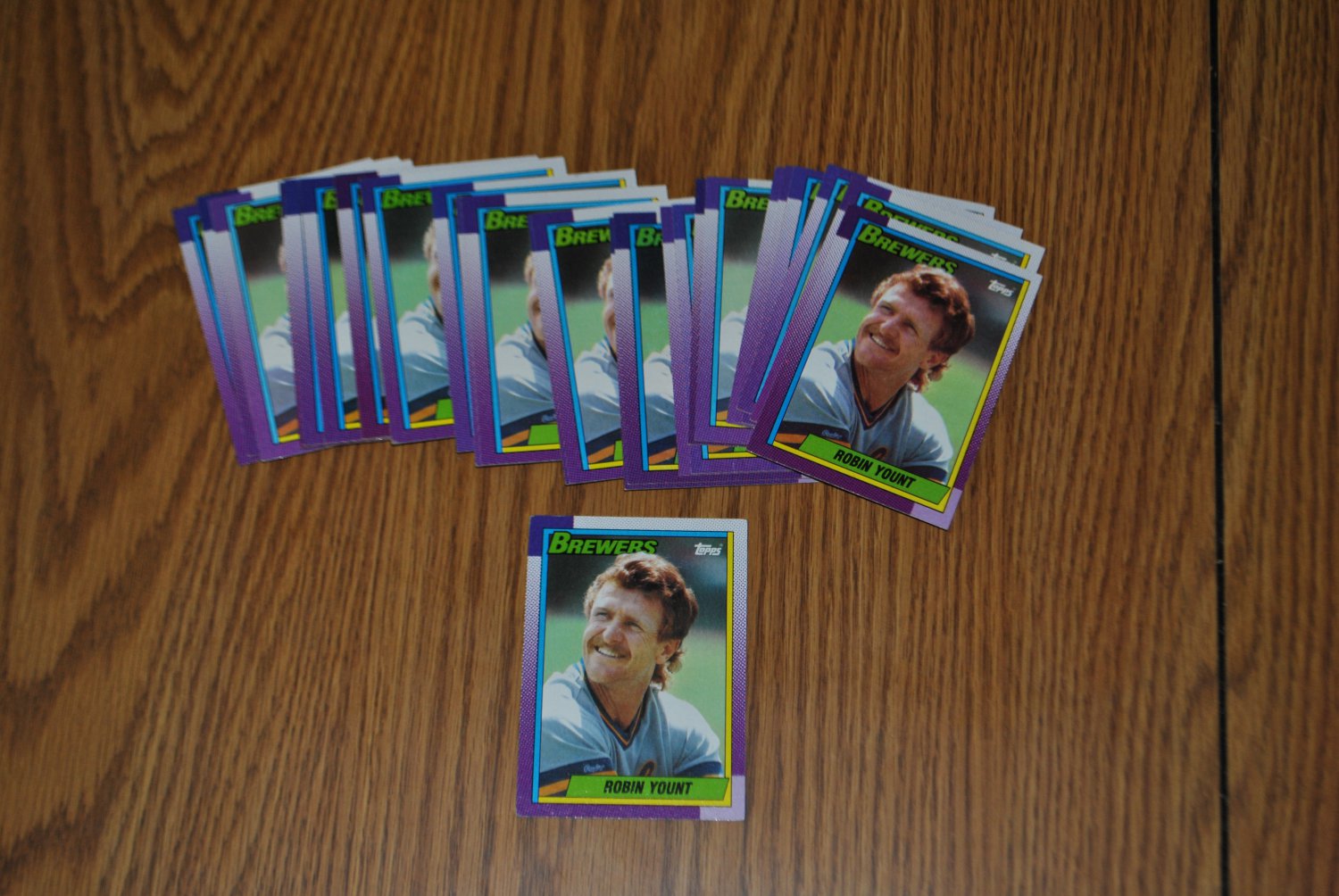 1990 topps robin yount lot.