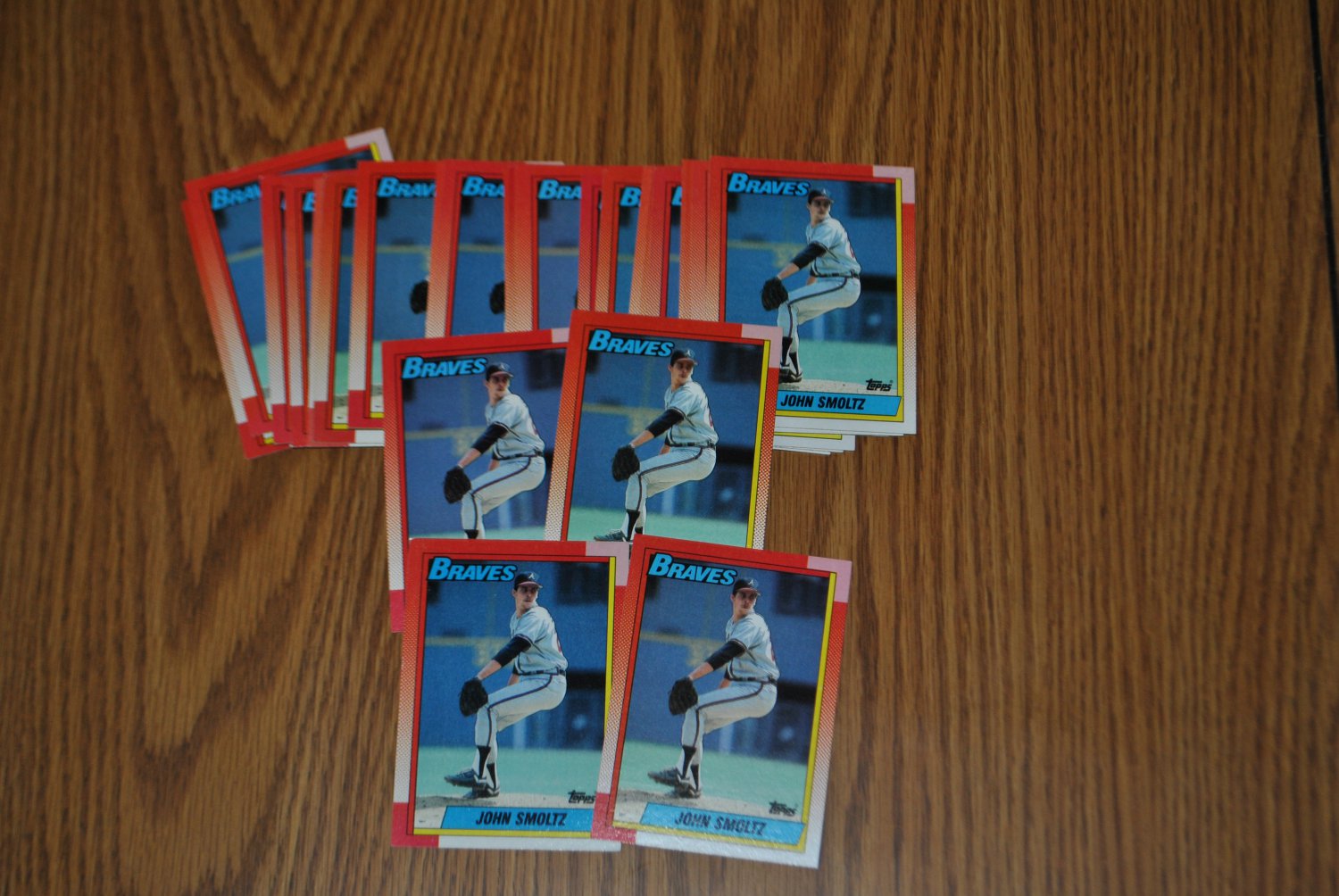 1990 topps john smoltz lot