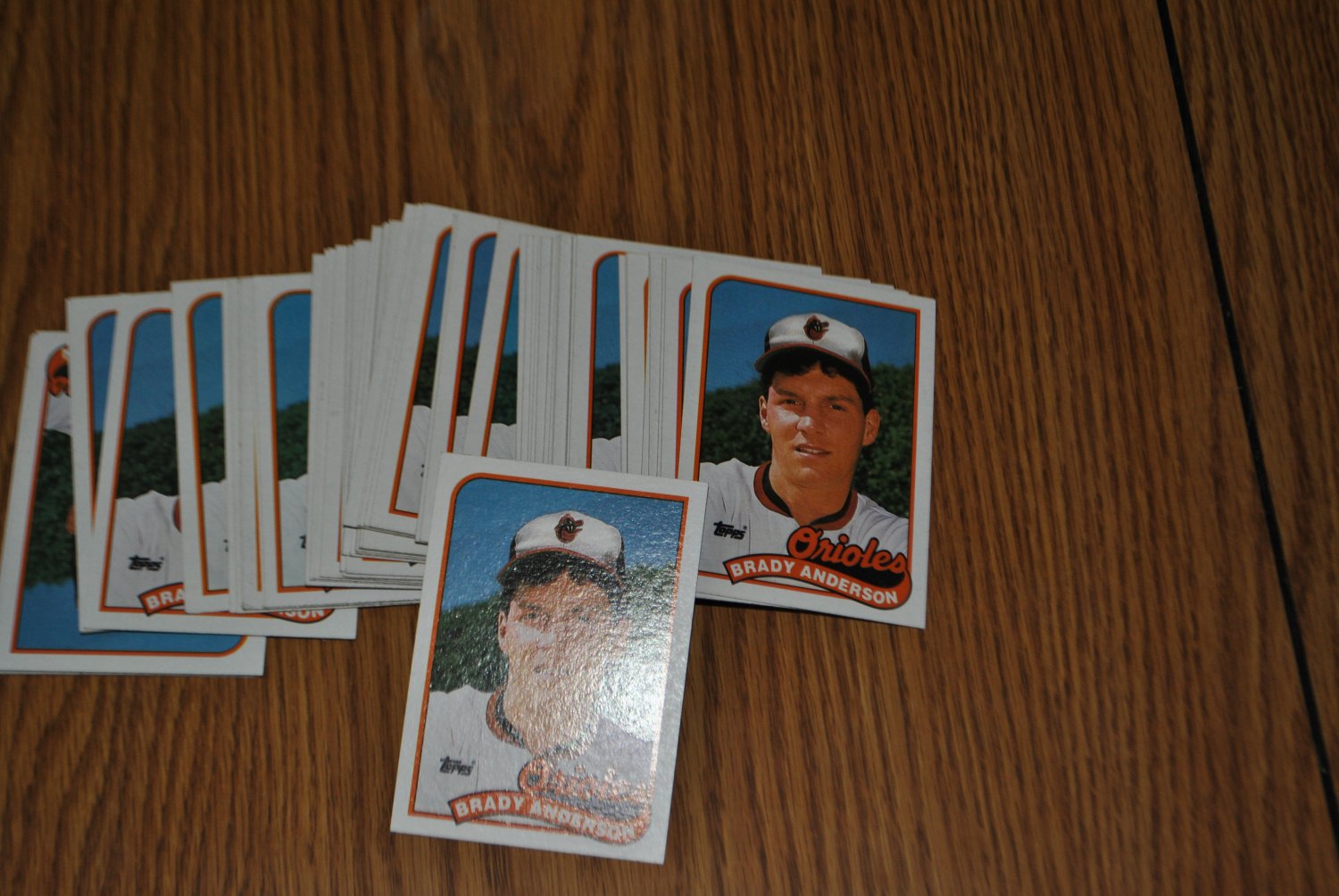 1989 topps brady anderson lot.