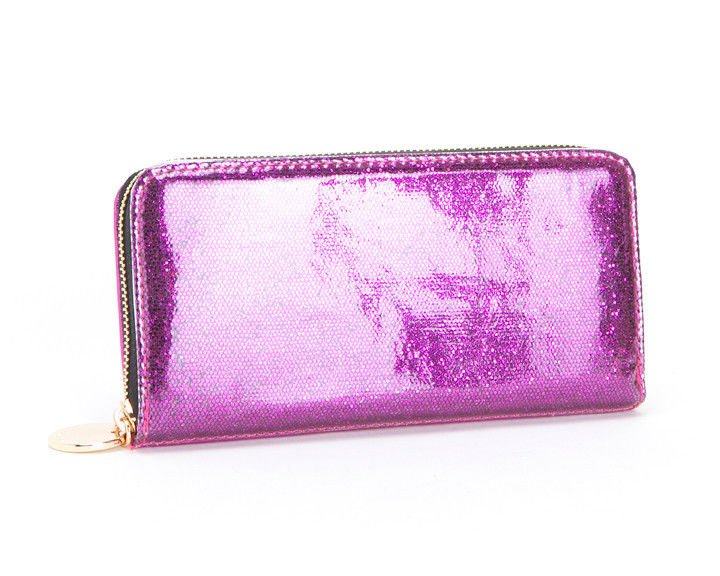 Deux Lux Glitter Wallet Lulu Zip-Around Wallet in 3 Colors-NWT-RP: $55-NEW