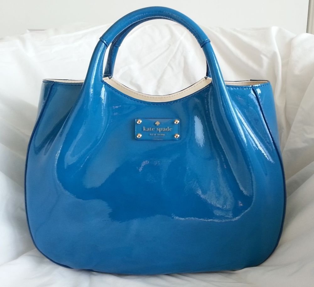 Kate Spade Handbag Harrison Street Treesh Satchel Bag in Lazuli - NWT- RP:$298