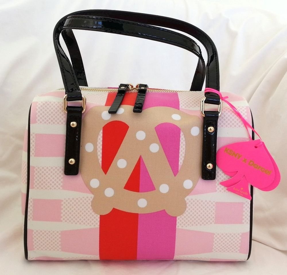 Kate Spade New York x Darcel Small Damien Bowler Bag Pink Balloon NWT: SRP:$278