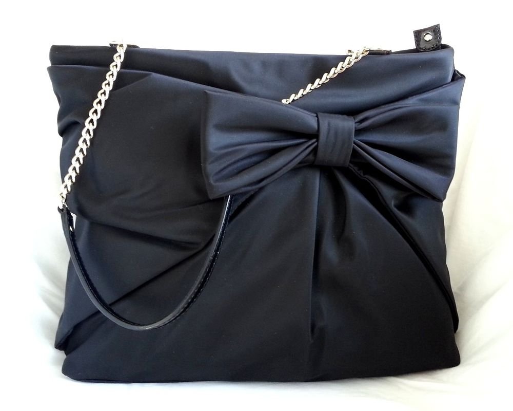 Kate Spade New York Nylon Esther in Black Hand Bag/Shoulder Bag-NWT-RP:$328