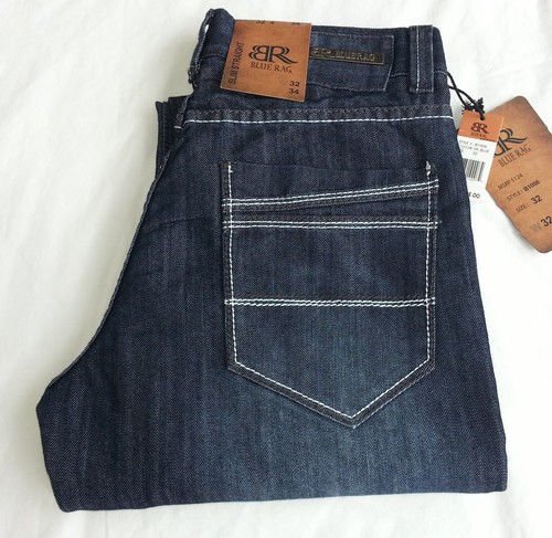 Men's Blue Rag Premium Denim Slim Straight Jeans Size 32, 34, 36 X 34 SRP $124