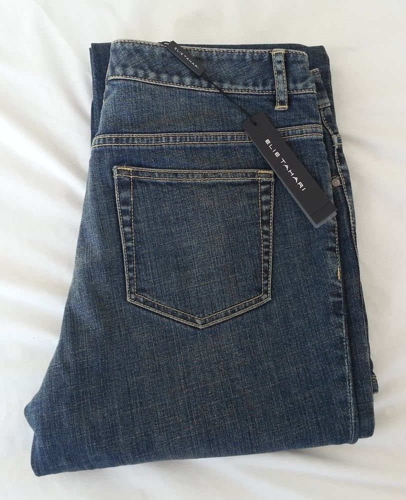 Women's Elie Tahari Nicola Denim Jean Savile Size 8-NWT-RP: $198