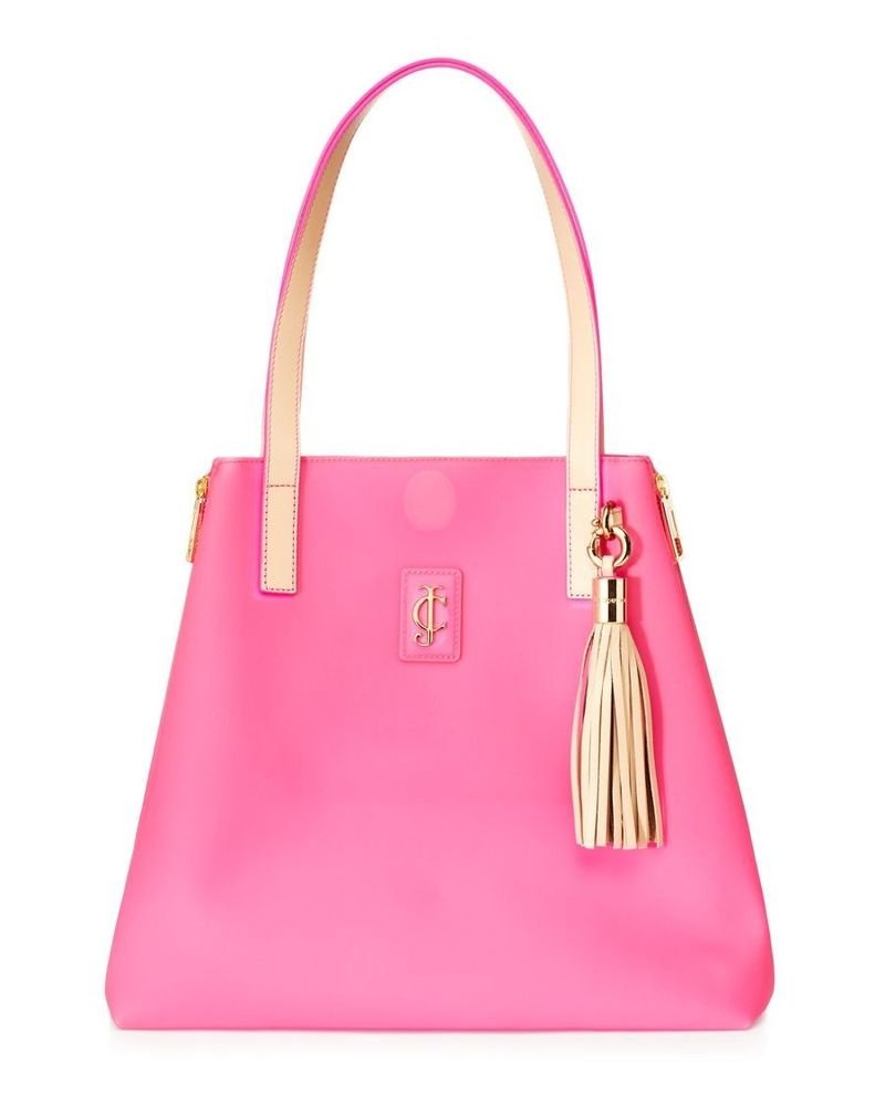 Juicy Couture Pacific Coast Jelly Wing Tote Shoulder Bag in Pink-NWT $148