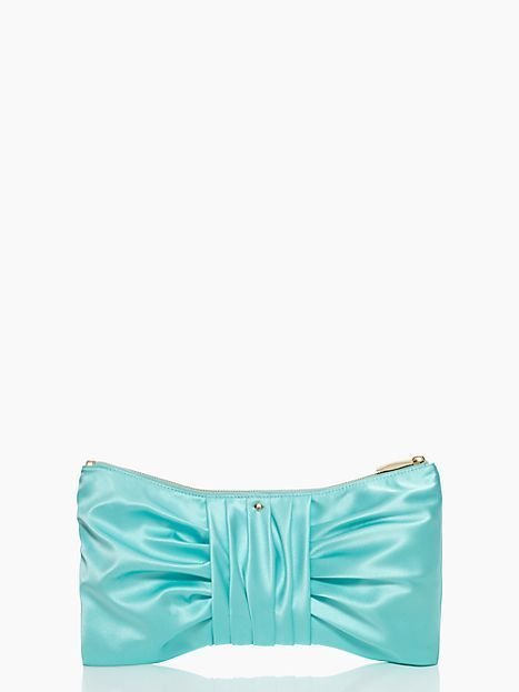 Kate Spade New York Wedding Belles Silka Clutch Bag in Robin's Egg-NWT: SRP:$298