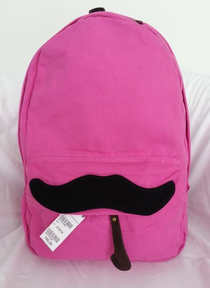 The Mustache Backpack in Pink-NWT