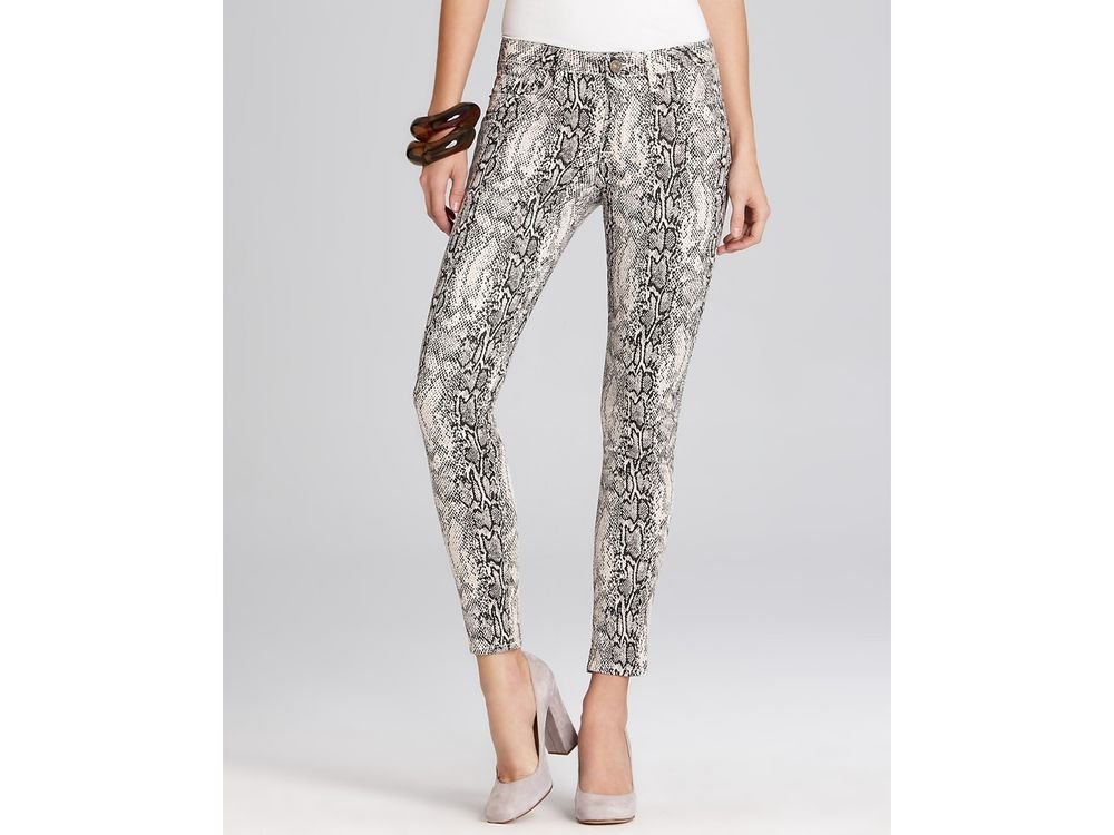 Hudson Midrise Nico Super Skinny Jeans in Viper Print Size 27-NWT-SRP:$189