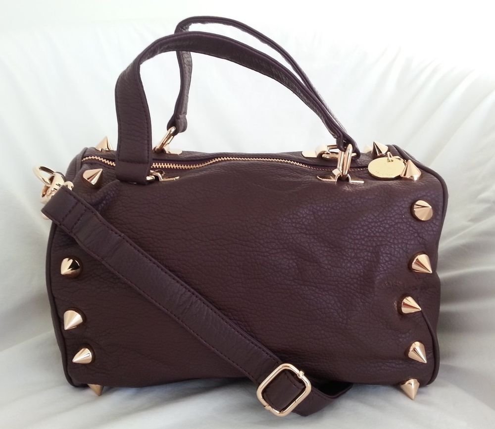 Deux Lux Handbag - Empire State Small Duffel in Burgundy-NWT-RP $170