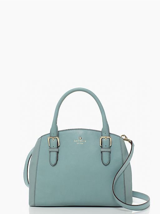 Kate Spade Handbag Brighton Park Sloan Satchel/Shoulder Bag in Dusty Blue NWT