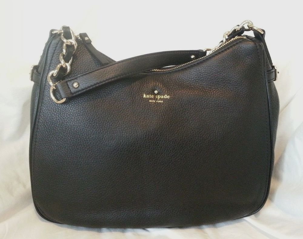 Kate Spade New York Cobble Hill Finley Hobo Shoulder Bag in Black NWT: SRP: $348