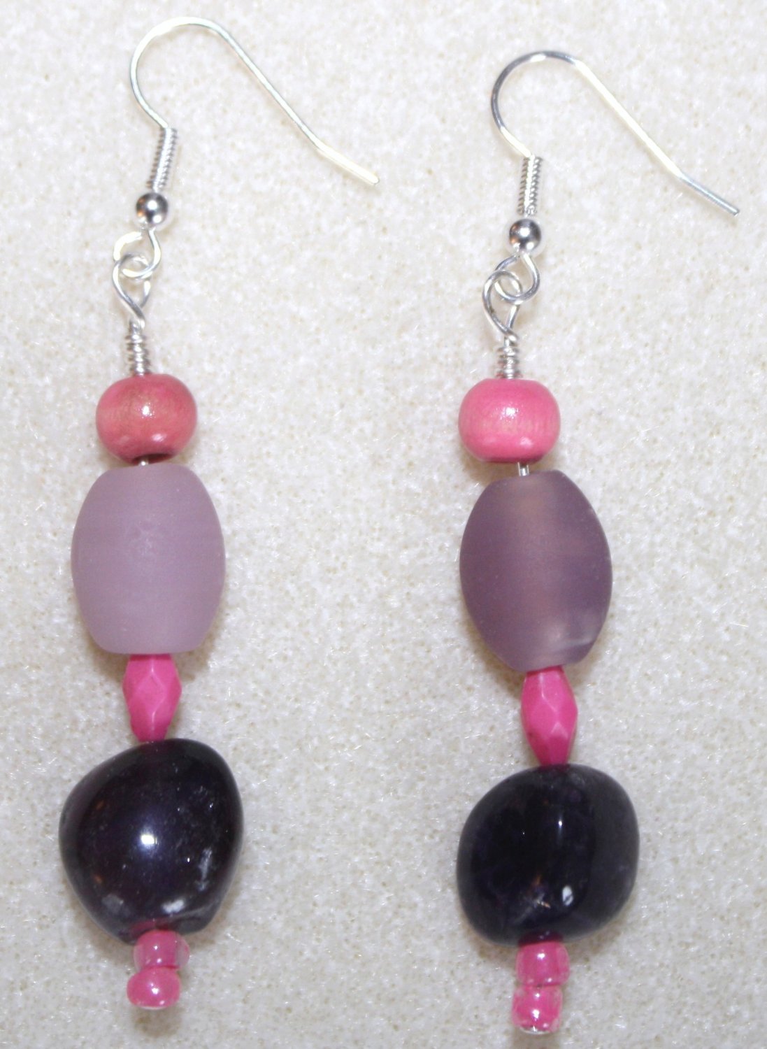 Pink N' Purple Hue Earrings - Item #E59
