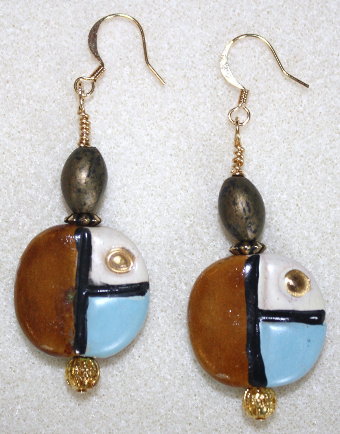 Geometric Design Earrings - Item #E62