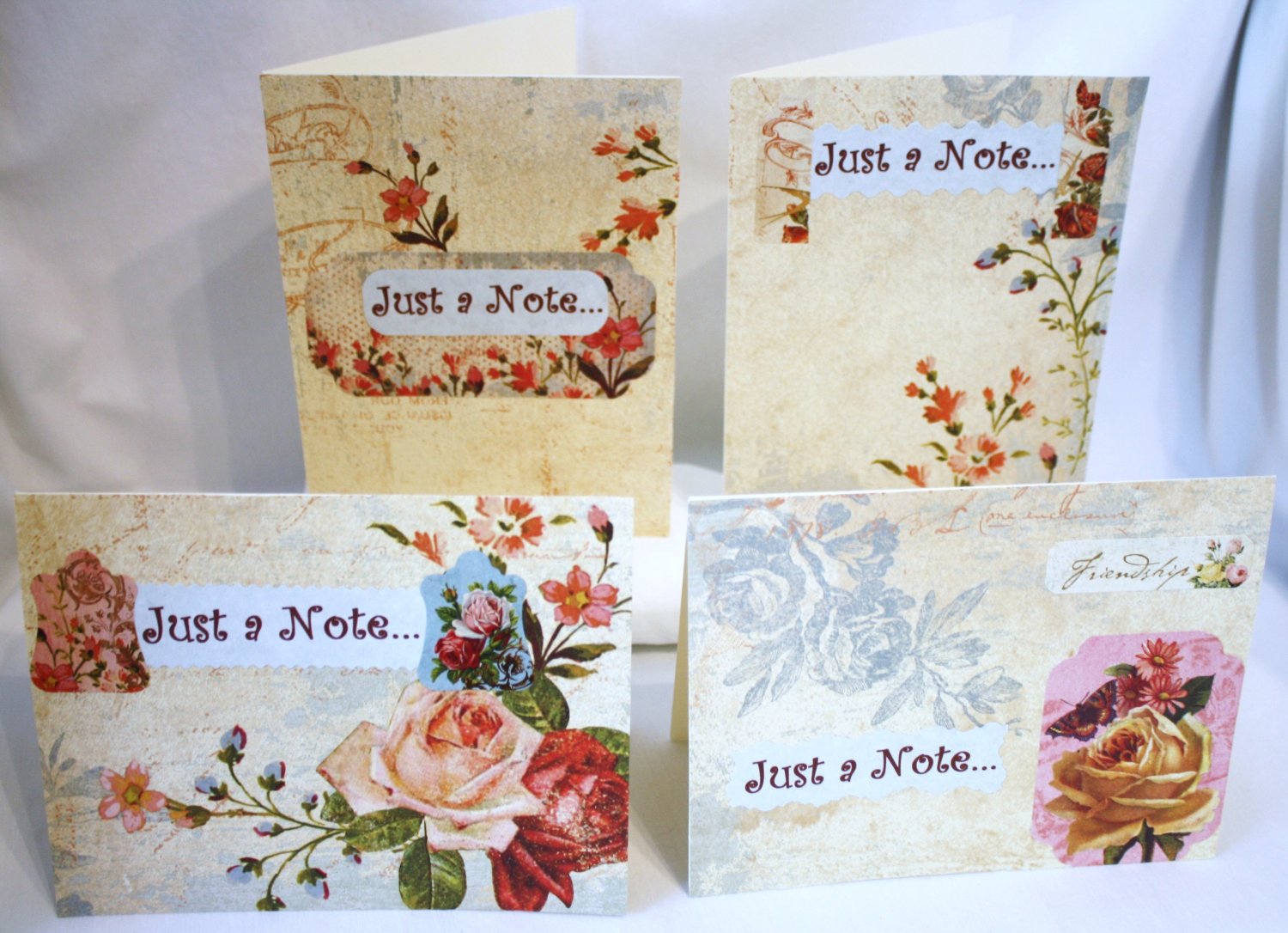 Victorian Floral Notecard Set - Item #NCS9
