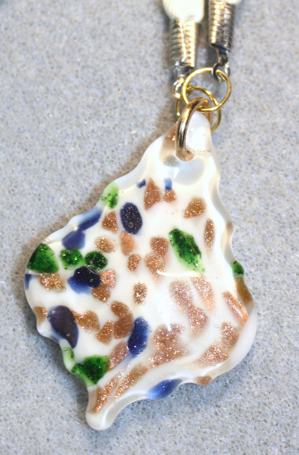 Copper Bling Lampwork Necklace - Item #N9