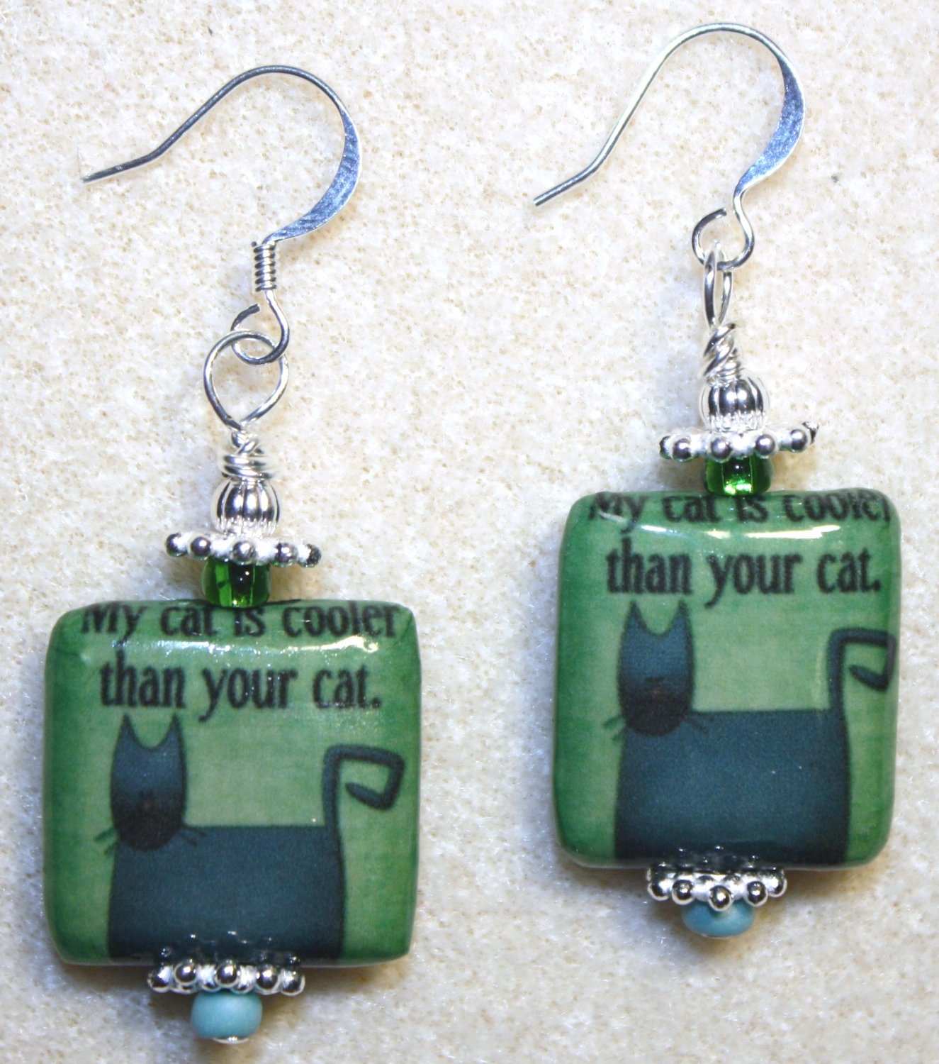 Coolest Cat Earrings - Item #E409