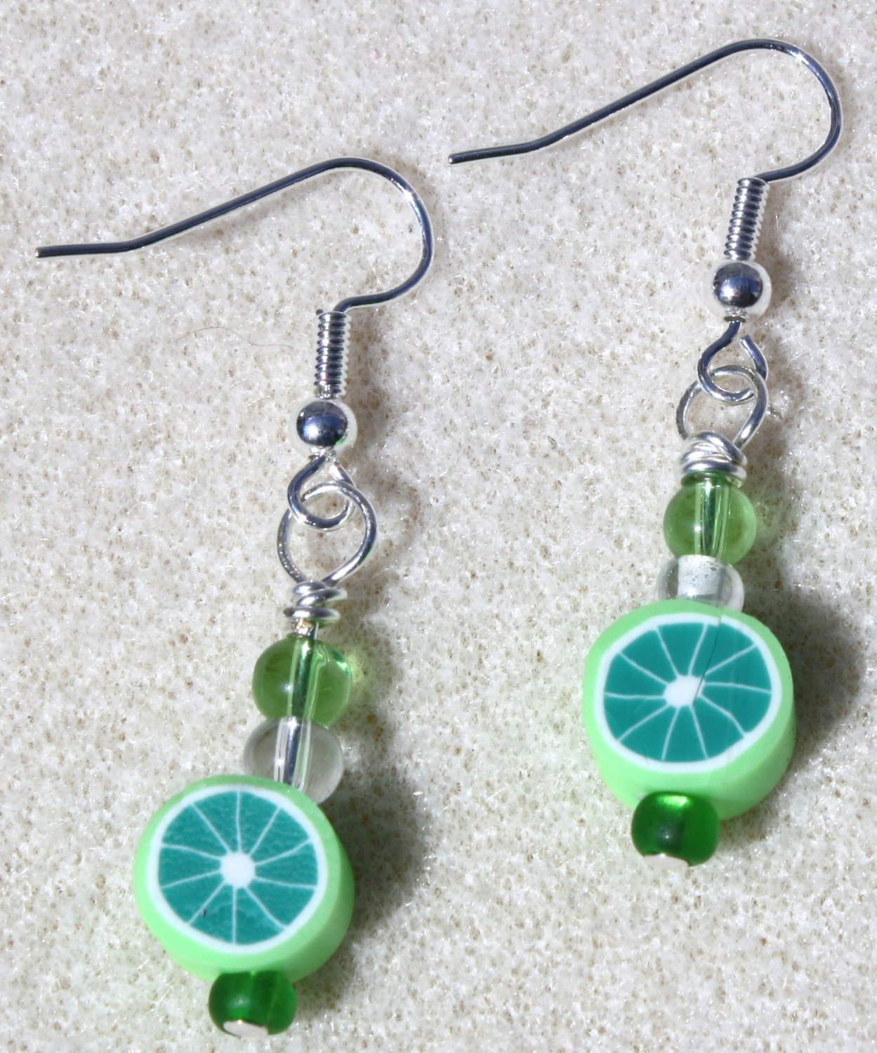 Refreshing Lime Earrings - Item #E424