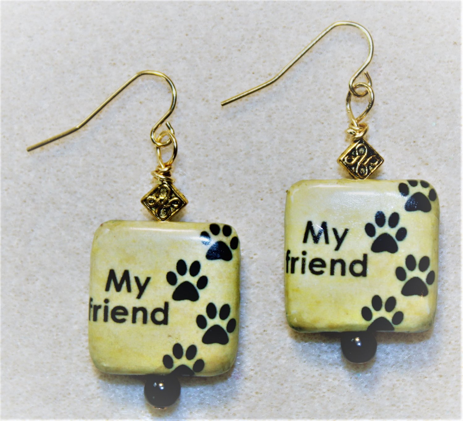 My Pet Is My Friend Earrings - Item #E468