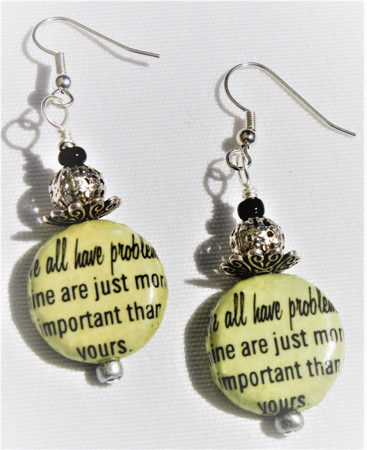 "We All Have Problems" Earrings - Item #E515
