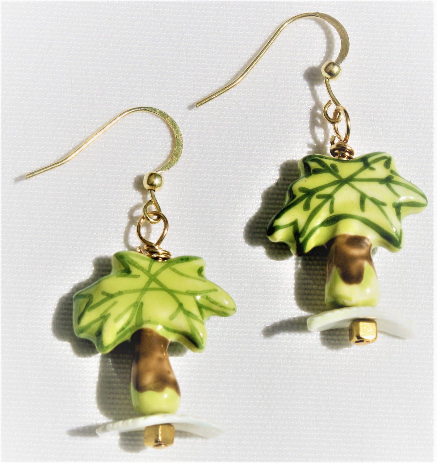 "Palm Trees On the Beach" Earrings - Item #E516