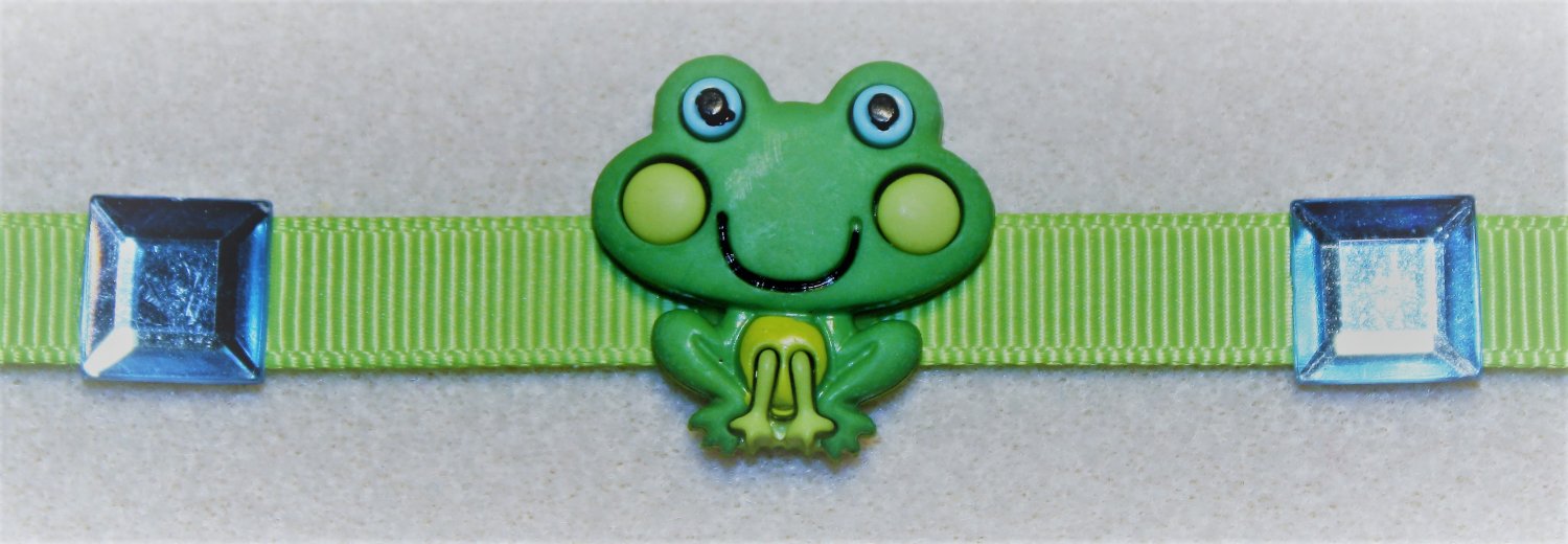 Green Frog Bracelet - Item #CHBR17