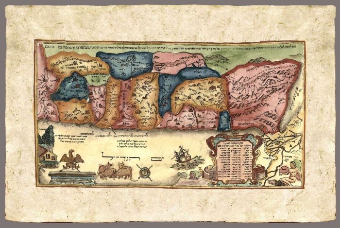 The 12 Tribes From "The Amsterdam Hagadah? by Abraham Ben Jacob, 1695