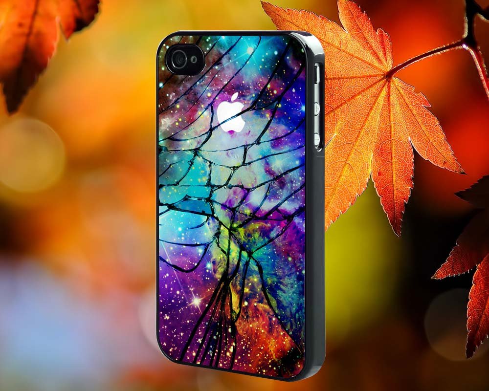 Cracked Out fox for iPhone 4/4S,5,5c,5s & samsung galaxy S3,S4,S5 Case Hard Plastic Cover