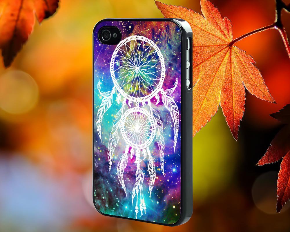 Dreamcatcher Space for iPhone 4/4S,5,5c,5s & samsung galaxy S3,S4,S5 Case Hard Plastic Cover