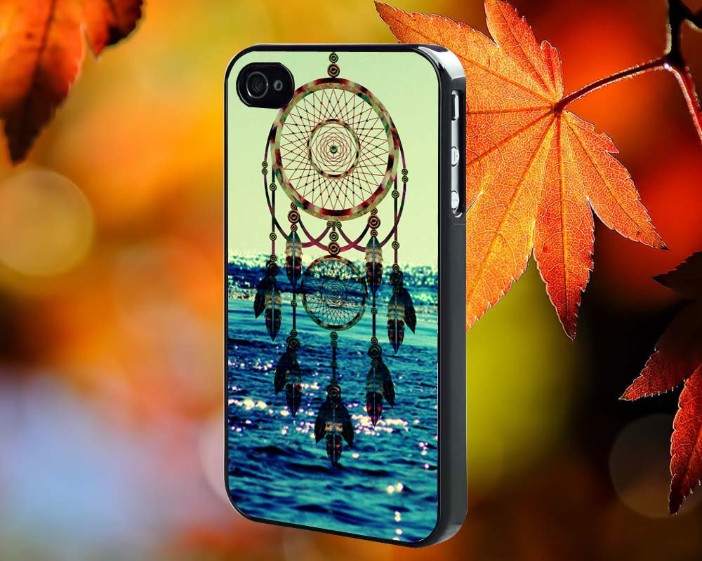 dreamcatcher sea for iPhone 4/4S,5,5c,5s & samsung galaxy S3,S4,S5 Case Hard Plastic Cover