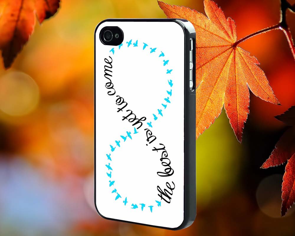 INFINITY QUOTE for iPhone 4/4S,5,5c,5s & samsung galaxy S3,S4,S5 Case Hard Plastic Cover
