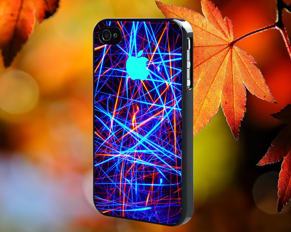 ABSTRACT LIGHTS for iPhone 4/4S,5,5c,5s & samsung galaxy S3,S4,S5 Case Hard Plastic Cover