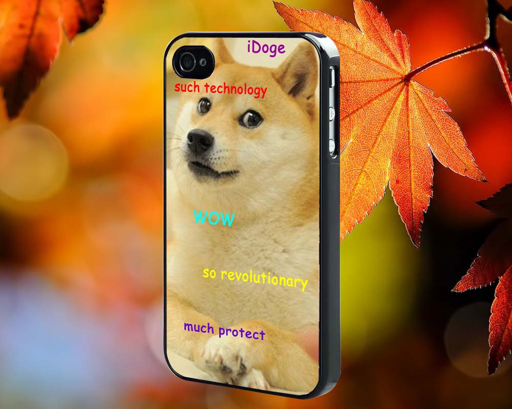 dog i doge for iPhone 4/4S,5,5c,5s & samsung galaxy S3,S4,S5 Case Hard Plastic Cover