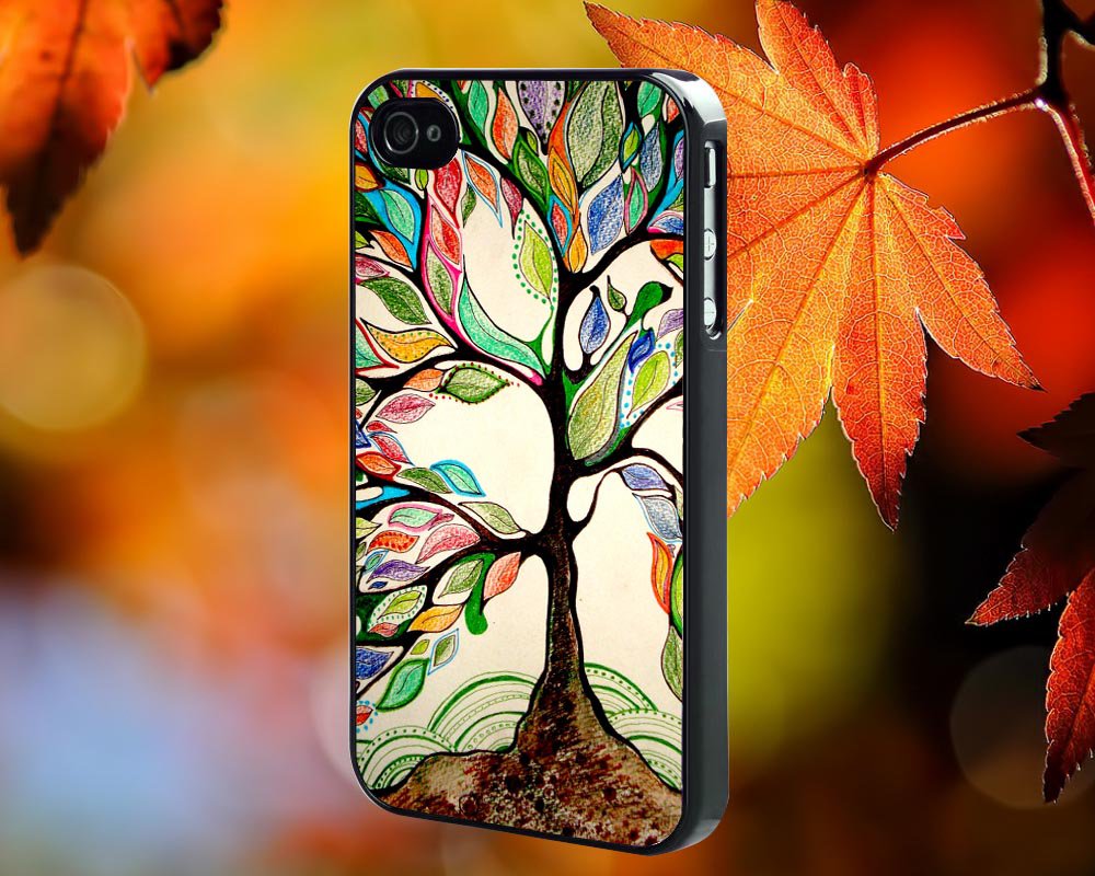 Love Trees for iPhone 4/4S,5,5c,5s & samsung galaxy S3,S4,S5 Case Hard Plastic Cover