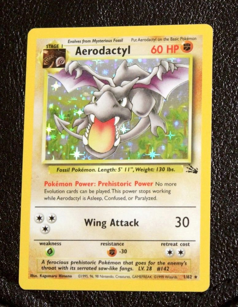 Pokemon TCG Fossil Set Holo Cards+ Bonus Offer! You chose the card and quality!