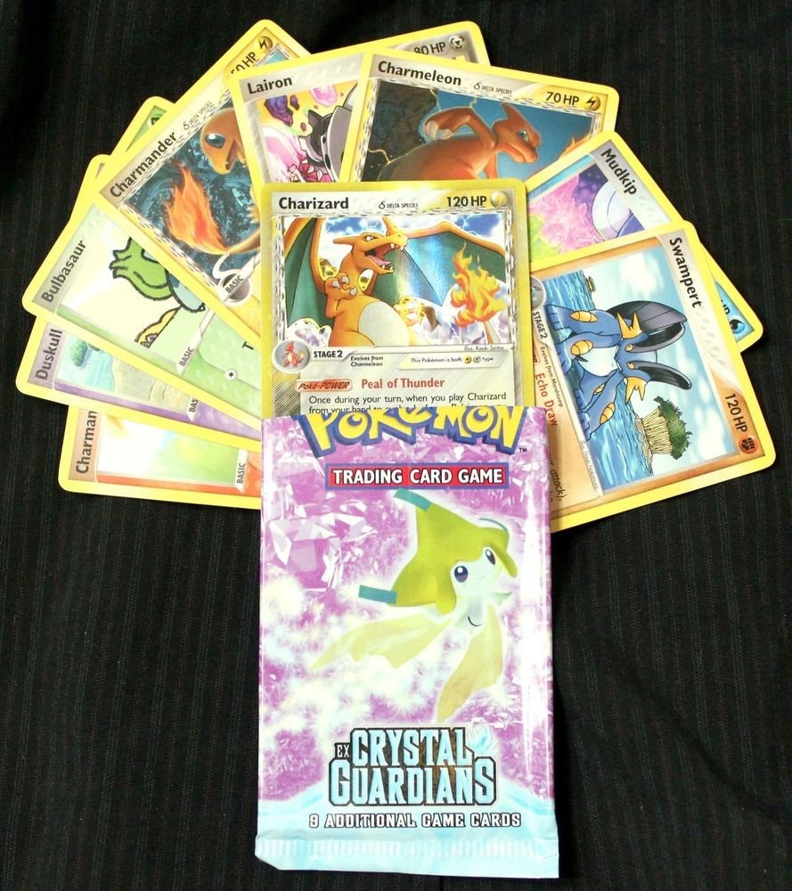 Pokemon Card Random Crystal Guardians EX lot in original pack wrapper NM-NM/EX